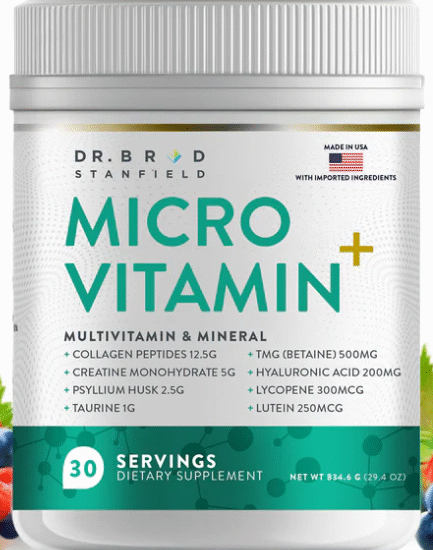 dr brad stanfield microvitamin+ powder